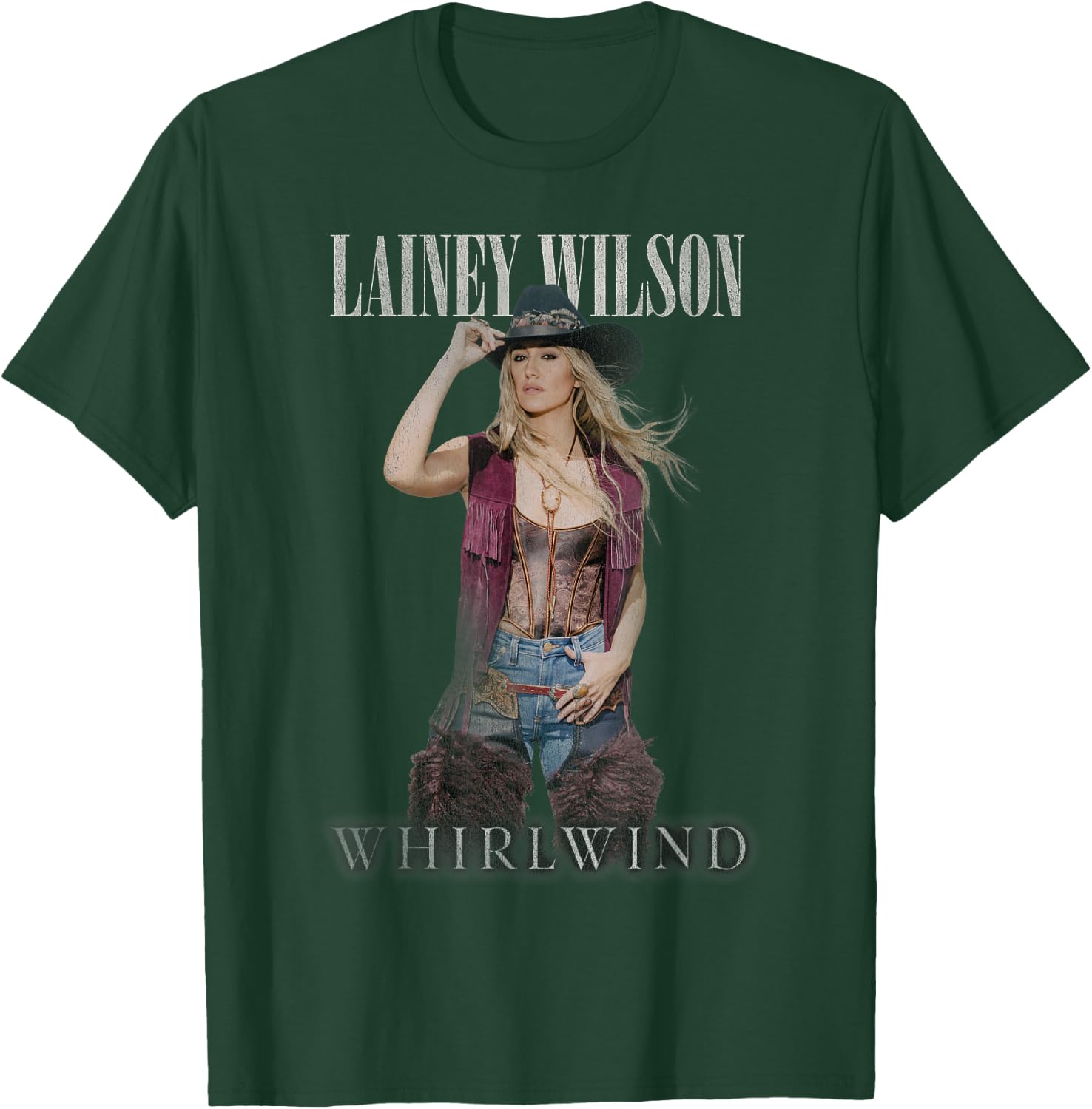 Lainey Wilson - Whirlwind Lainey T-Shirt - T-Shirt | Forest