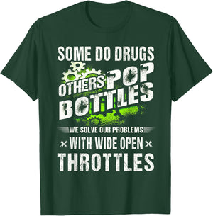Funny Shirt Job Mechanic Some Do Drugs Others Pop Bottles T-Shirt - T-Shirt | Forest