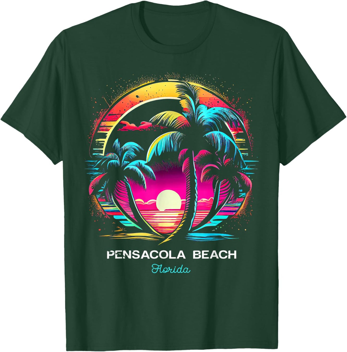 Pensacola Beach Florida T-Shirt - T-Shirt | Forest