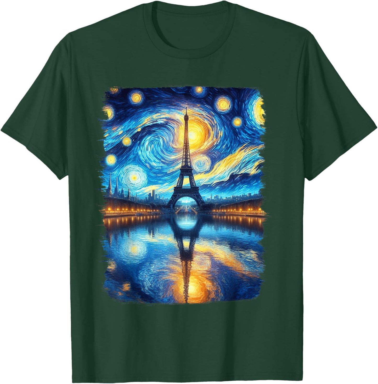 Eiffel Tower Paris Holiday France City Souvenir Women Kids T-Shirt - T-Shirt | Forest