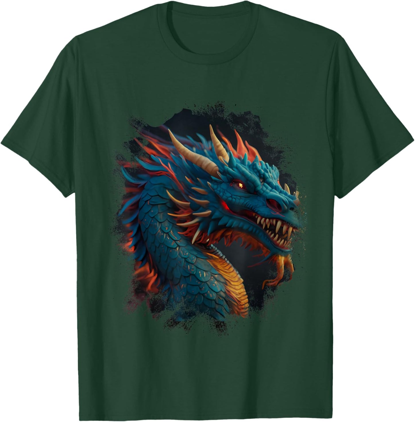 Dragon Chinese Mythical Creature Japanese T-Shirt - T-Shirt | Forest