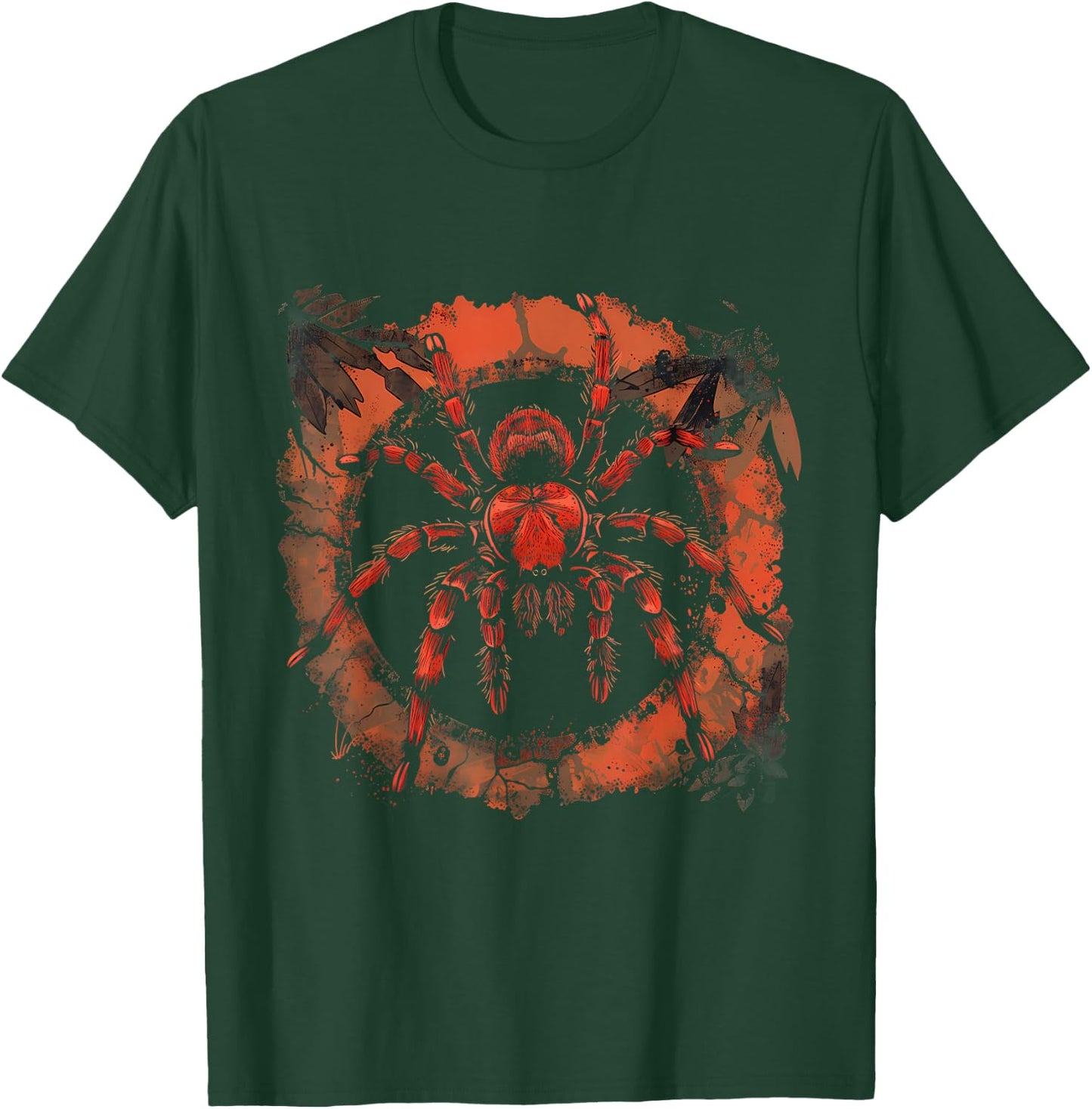 Tarantula Spider Nature Animal Art Wildlife Jungle Motif T-Shirt - T-Shirt | Forest