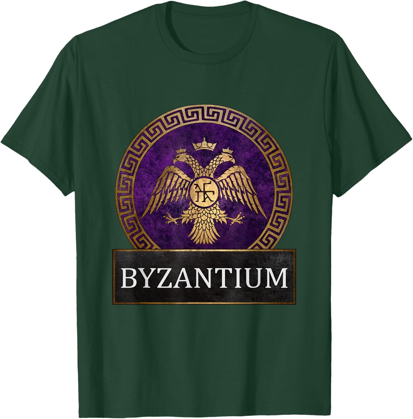 Byzantine Empire Symbol of Constantinople Byzantine Emperors T-Shirt - T-Shirt | Forest