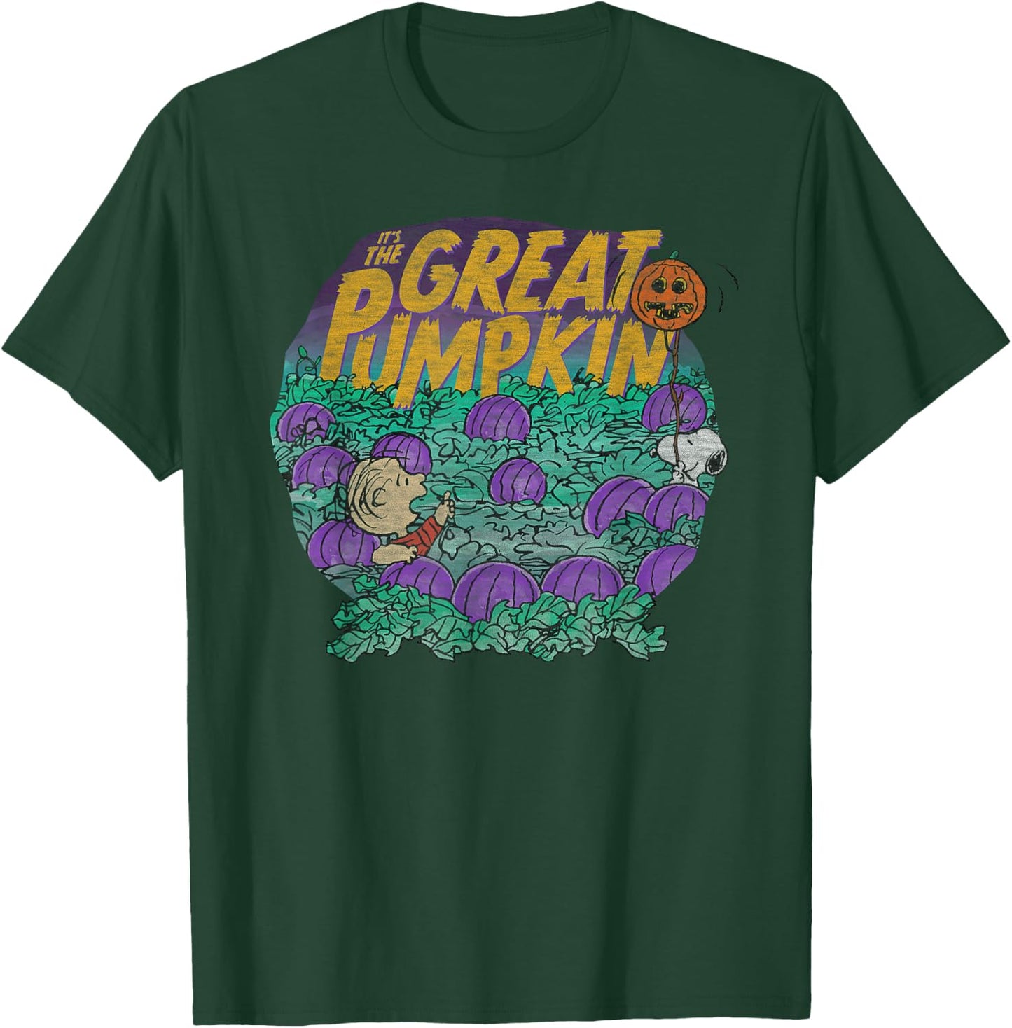 Peanuts Halloween Linus Snoopy Great Pumpkin T-Shirt - T-Shirt | Forest
