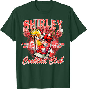 Shirley Temple Lover Drinking Cocktail Lover Cocktail Club T-Shirt - T-Shirt | Forest