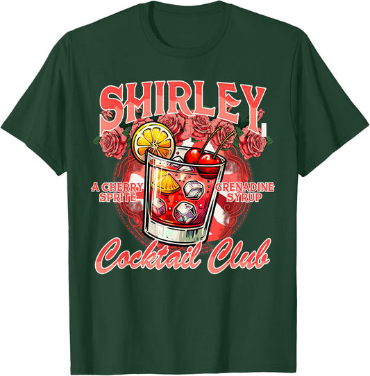 Shirley Temple Lover Drinking Cocktail Lover Cocktail Club T-Shirt - T-Shirt | Forest