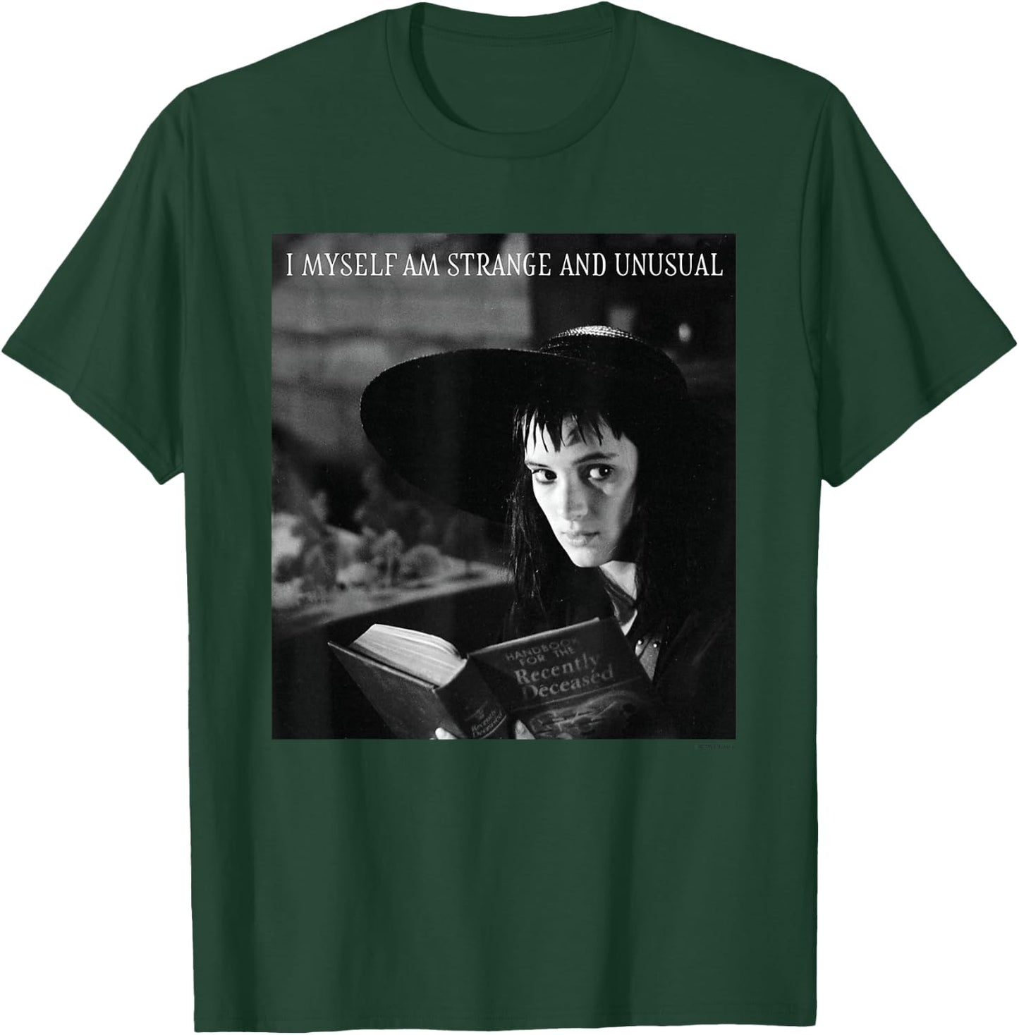 Beetlejuice - Lydia I Myself Am Strange and Unusual T-Shirt - T-Shirt | Forest