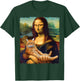 Mona Lisa Holding Cat Kitty for Cats Lover Cat Dad Cat Mom T-Shirt - T-Shirt | Forest