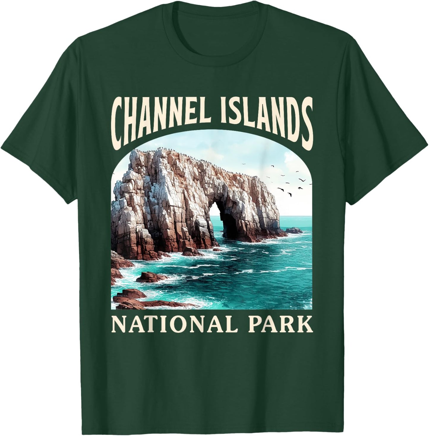 Channel Islands National Park California Nature Exploring T-Shirt - T-Shirt | Forest