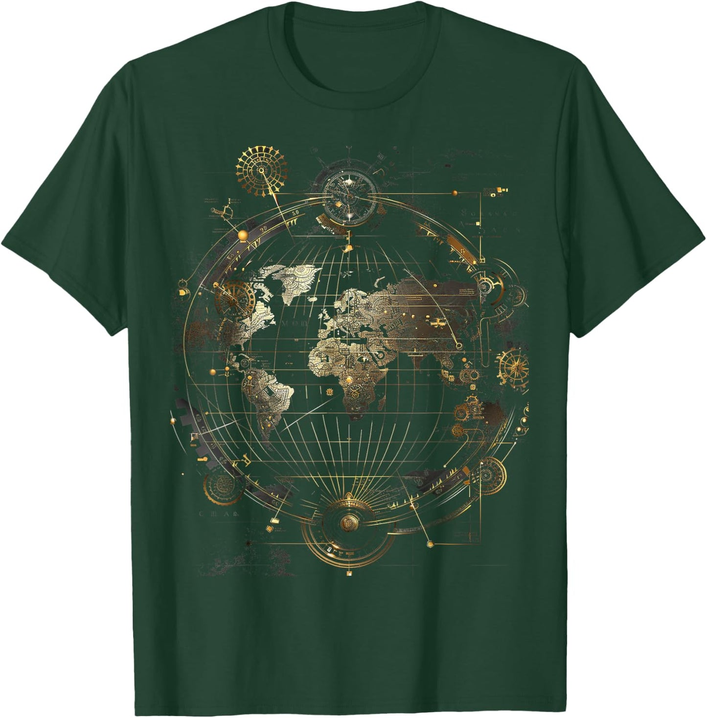 World Map T-Shirt - T-Shirt | Forest