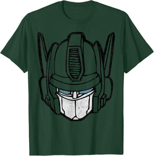 Transformers Optimus Prime Vintage Big Face T-Shirt - T-Shirt | Forest