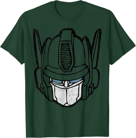 Transformers Optimus Prime Vintage Big Face T-Shirt - T-Shirt | Forest