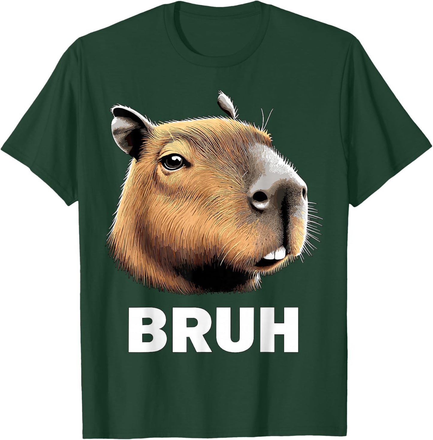 Capybara Bruh T-Shirt - T-Shirt | Forest