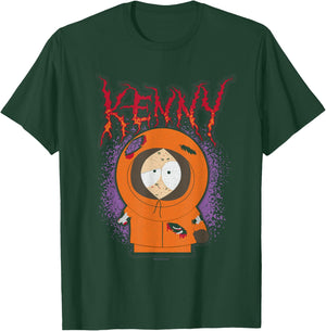South Park Series Kenny Beat Up Grunge Name Splatter Cartoon T-Shirt - T-Shirt | Forest