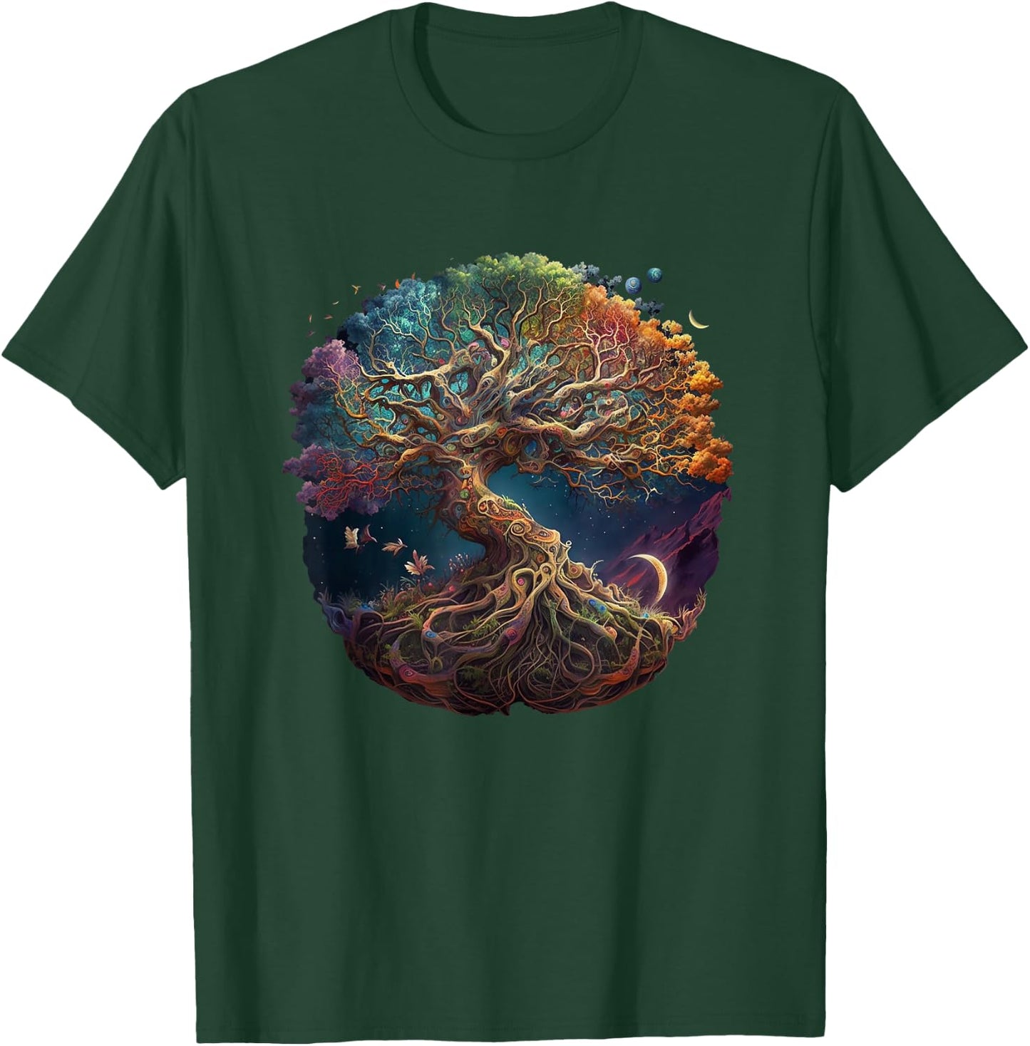 Tree Of Life Gift The Tree Of Life Meditation T-Shirt - T-Shirt | Forest