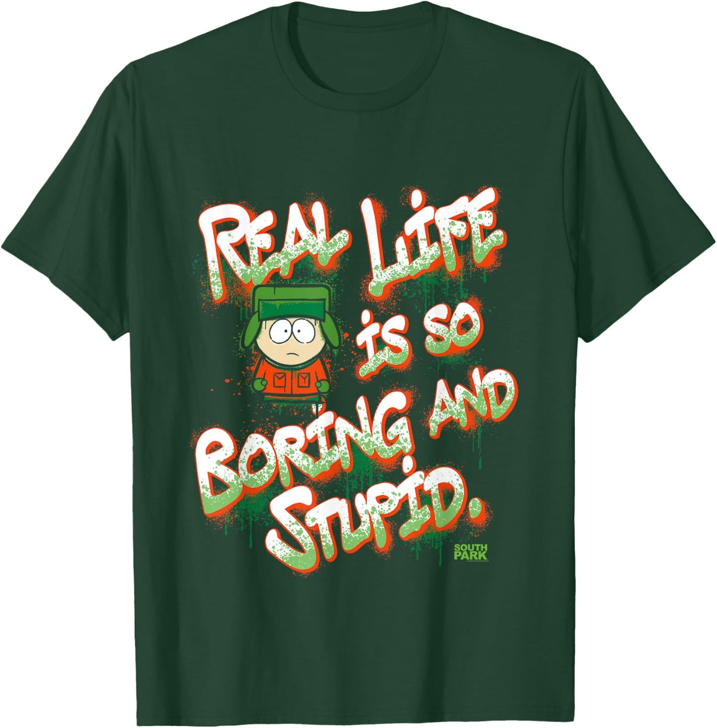 South Park Kyle Real Life Graffiti T-Shirt - T-Shirt | Forest