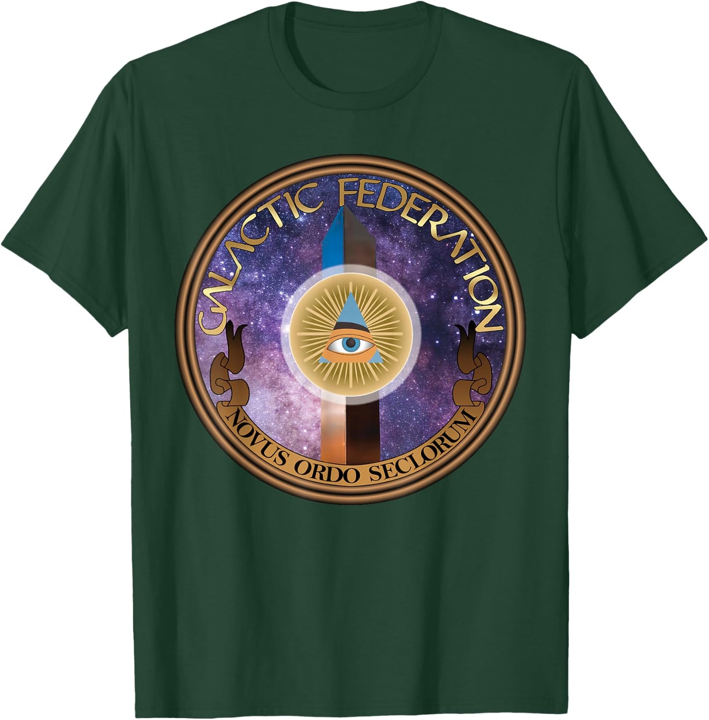 Galactic Federation - 2020 Funny Viral News - Alien Alliance T-Shirt - T-Shirt | Forest