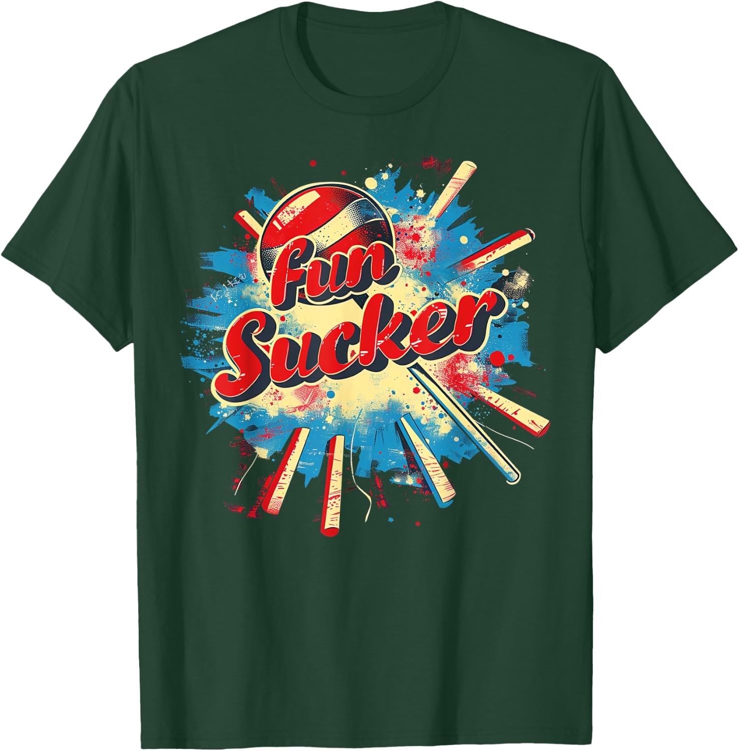 Fun Sucker Humor Design, Playful Lollipop Art T-Shirt - T-Shirt | Forest