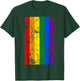 LGBT Pride Flag Vintage T-Shirt - T-Shirt | Forest