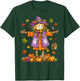 Scarecrow Autumn Fall Season Pumpkin Thanksgiving Halloween T-Shirt - T-Shirt | Forest