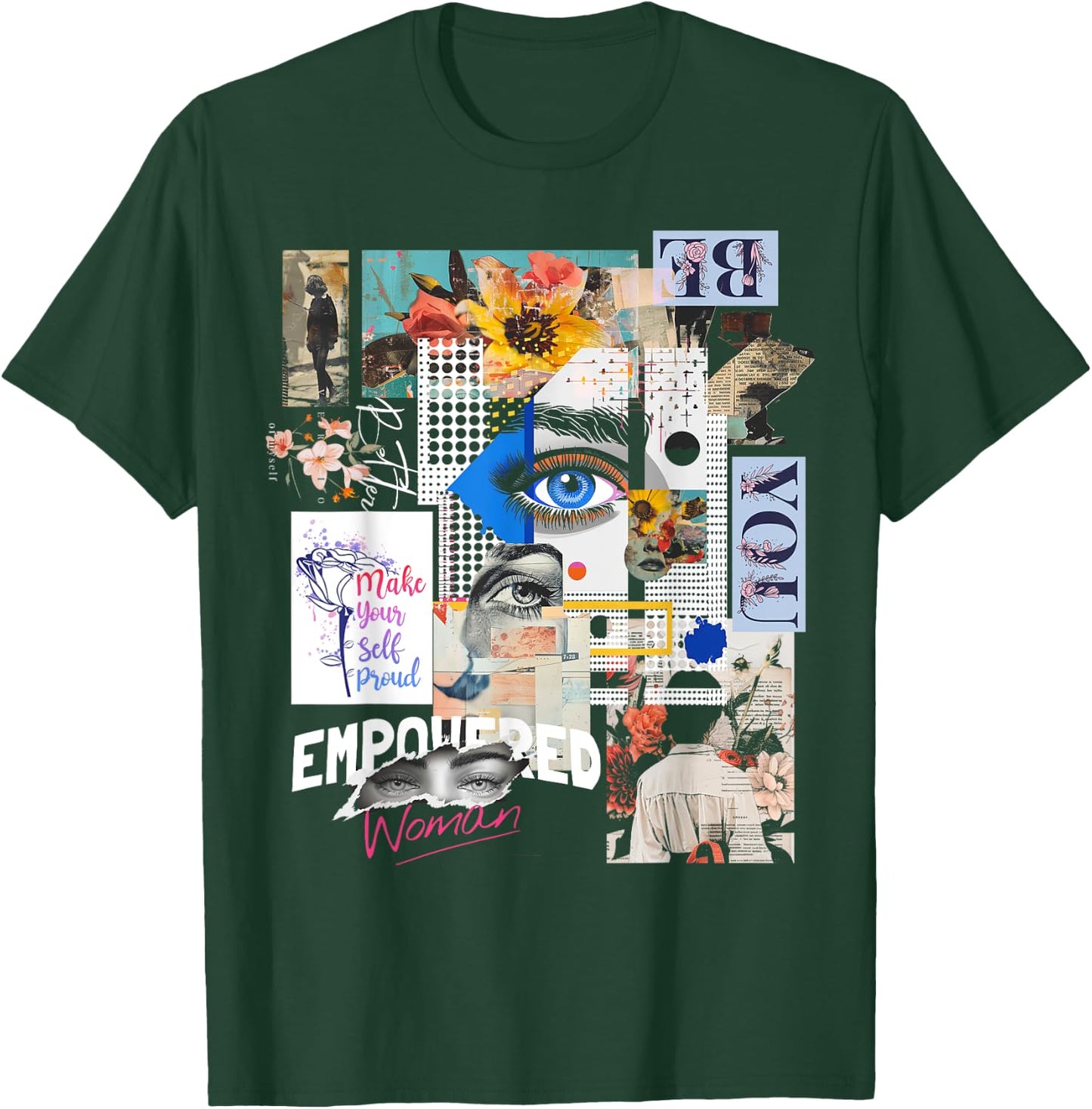 Women | Frontprint | Artwork Graphic Artwork Art T-Shirt - T-Shirt | Forest