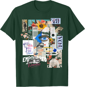 Women | Frontprint | Artwork Graphic Artwork Art T-Shirt - T-Shirt | Forest