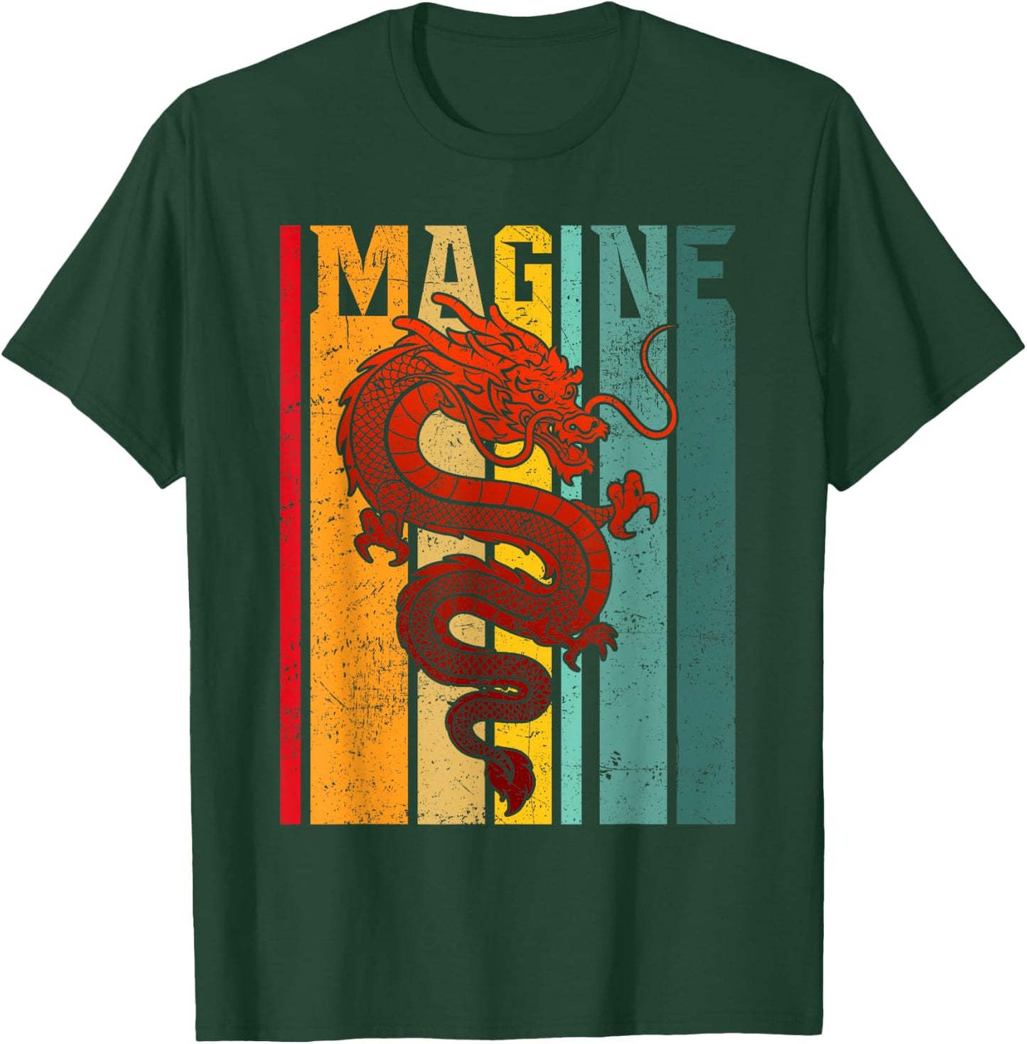 Imagine Dragon Vintage Cool Art T-Shirt - T-Shirt | Forest