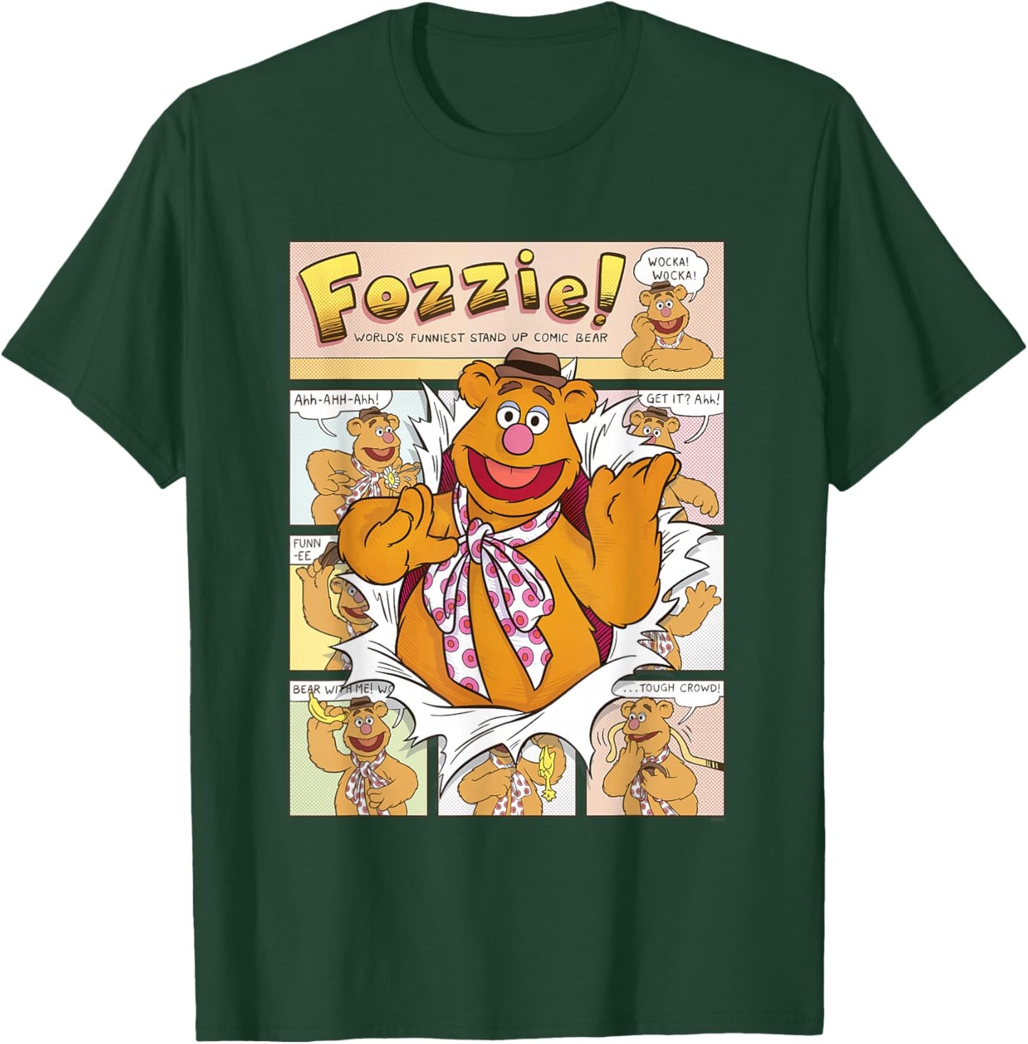 Disney Muppets Fozzie Bear World’s Funniest Stand Up Comic T-Shirt - T-Shirt | Forest