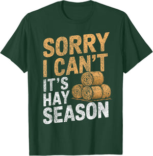 Farming Hay Season Hay Farmer T-Shirt - T-Shirt | Forest