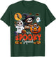 Spooky Halloween Squad Three Horror Sloths Cosplay Witch Boo T-Shirt - T-Shirt | Forest