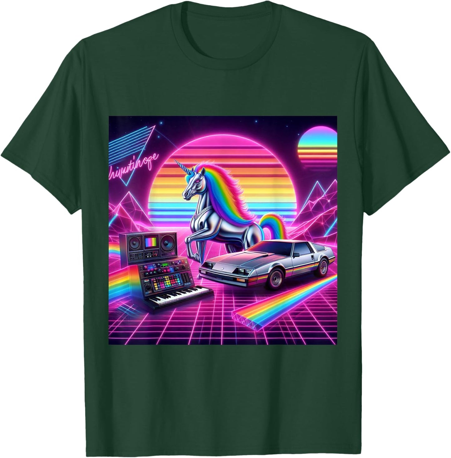 Ride the 80s Synth wave T-Shirt - T-Shirt | Forest