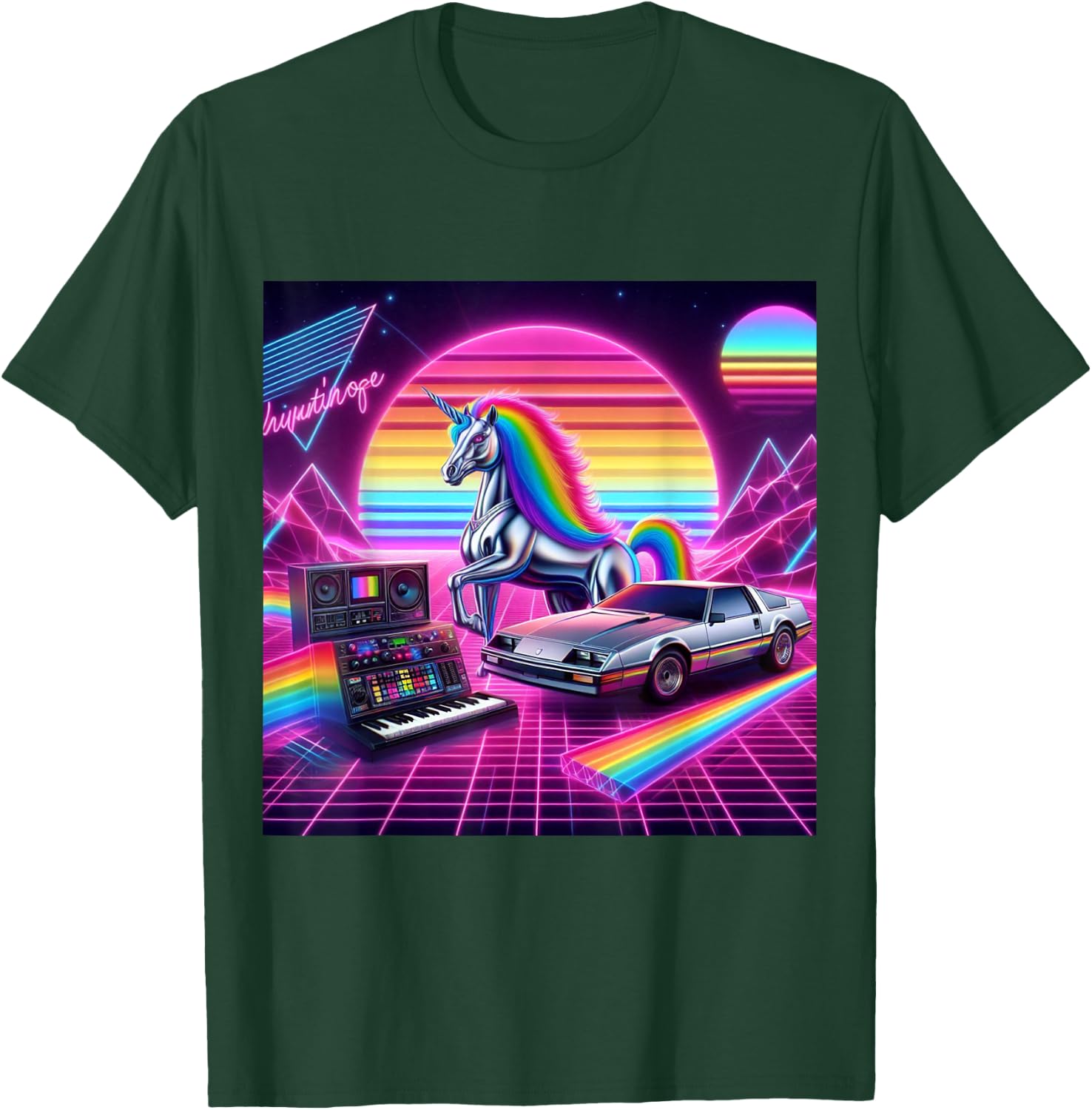 Ride the 80s Synth wave T-Shirt - T-Shirt | Forest