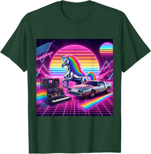 Ride the 80s Synth wave T-Shirt - T-Shirt | Forest