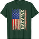 Salazar Last Name Shirt Salazar Name American Flag Kids Men T-Shirt - T-Shirt | Forest