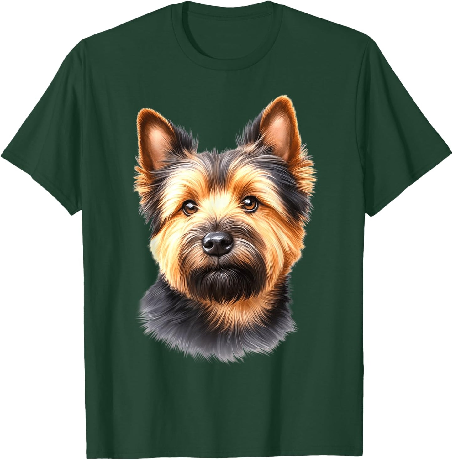 Norwich Terrier Puppy Dog Portrait T-Shirt - T-Shirt | Forest