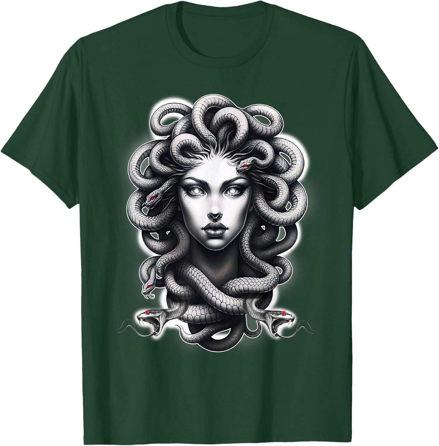 Lilith Medusa Serpent Cobra Snake Greek Mythology T-Shirt - T-Shirt | Forest