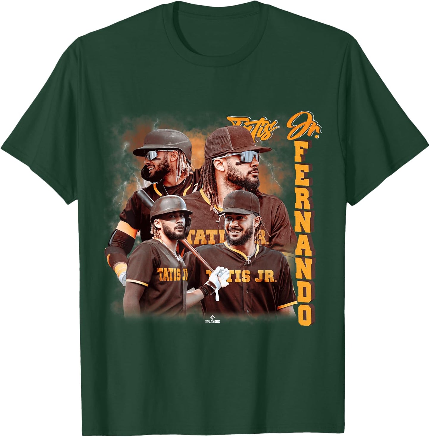 Fernando Tatis Jr. | San Diego Baseball Player | MLBTAT5005 T-Shirt - T-Shirt | Forest