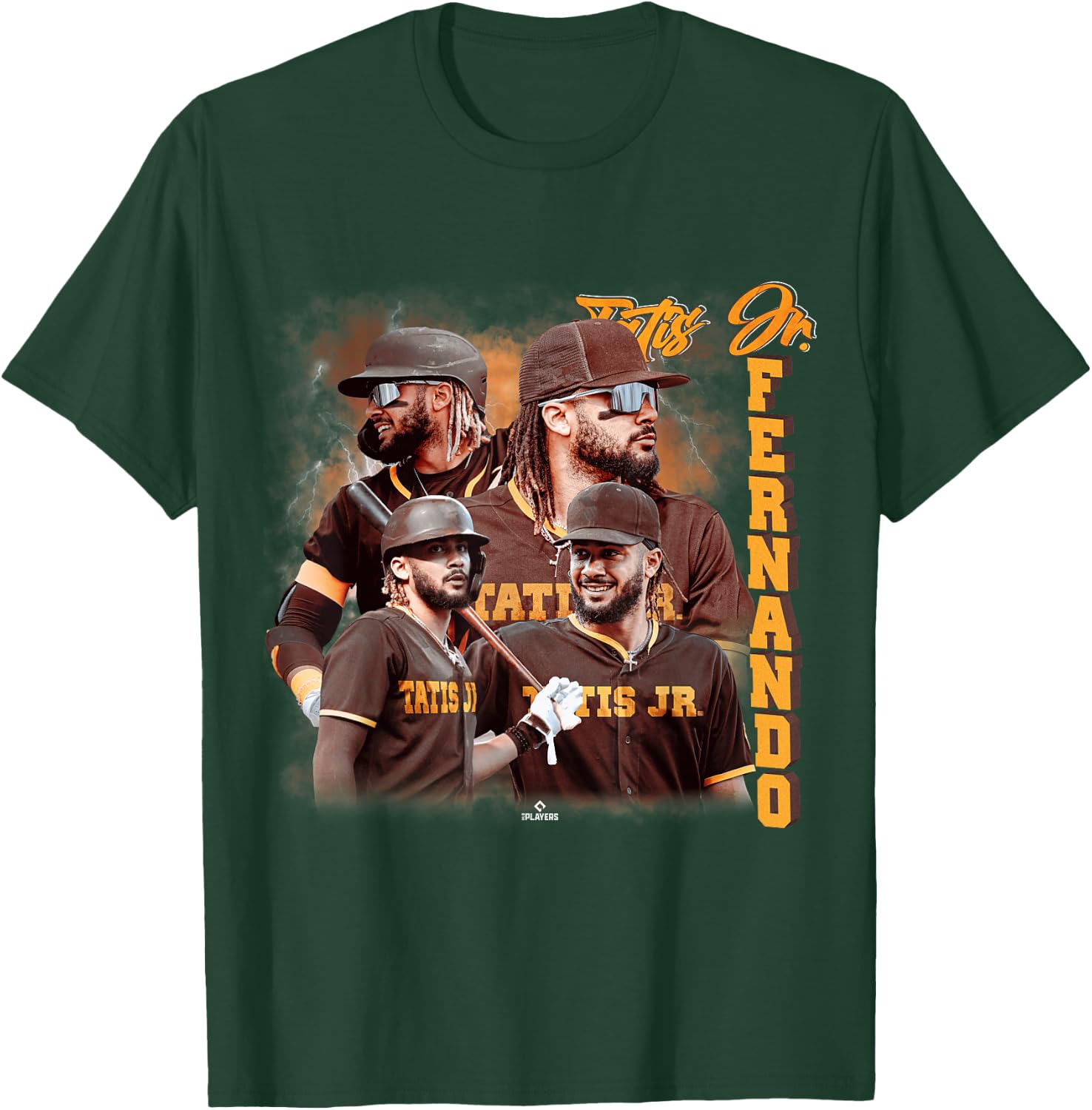 Fernando Tatis Jr. | San Diego Baseball Player | MLBTAT5005 T-Shirt - T-Shirt | Forest
