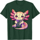 Cute Snaxalotl Axolotl Love Electric Guitar Music Rock 2 T-Shirt - T-Shirt | Forest