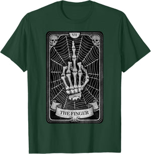 Spiritual Mystical Goth Esoteric Y2K Streetwear Tarot Card T-Shirt - T-Shirt | Forest
