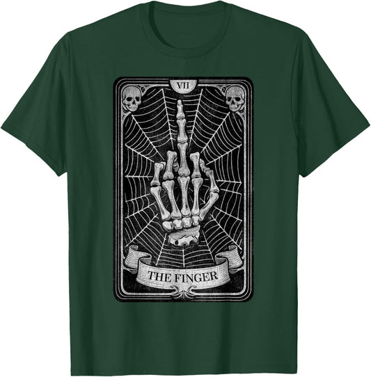 Spiritual Mystical Goth Esoteric Y2K Streetwear Tarot Card T-Shirt - T-Shirt | Forest