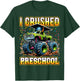 Graduation Pre-K Monster Truck Boys I Crushed Preschool Grad T-Shirt - T-Shirt | Forest
