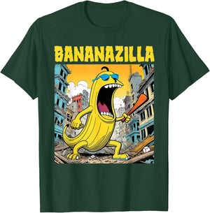 Bananazilla Banana Baseball Monster Bananas Kids Youth Boys T-Shirt - T-Shirt | Forest