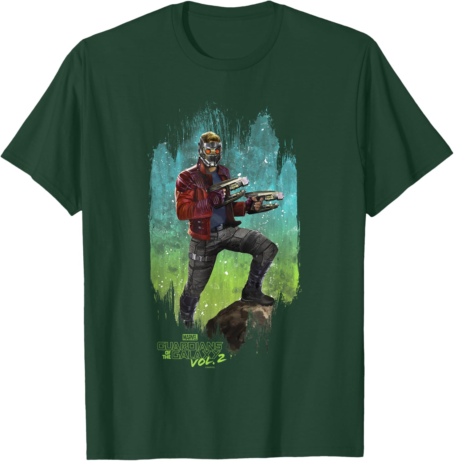 Marvel Guardians of The Galaxy Vol 2 Star-Lord Spacedust T-Shirt - T-Shirt | Forest