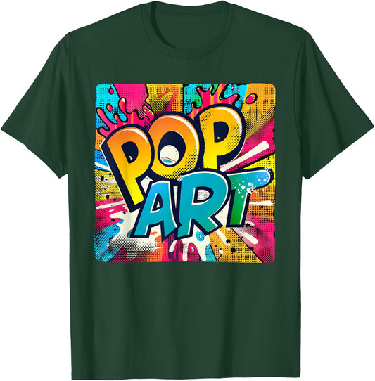 Multicolor Pop Art Costume for fresh Style Lovers T-Shirt - T-Shirt | Forest