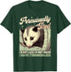 Fibromyalgia Opossum Chronic Permanently Tired I'm Not Lazy T-Shirt - T-Shirt | Forest