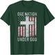 One Nation Under God 4th of July Vintage Patriotic Christian T-Shirt - T-Shirt | Forest