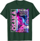 Osaka City 80s Synthwave Geisha Japan Osaka T-Shirt - T-Shirt | Forest