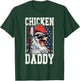 Patriotic Chicken Daddy - Chicken coop American rooster T-Shirt - T-Shirt | Forest