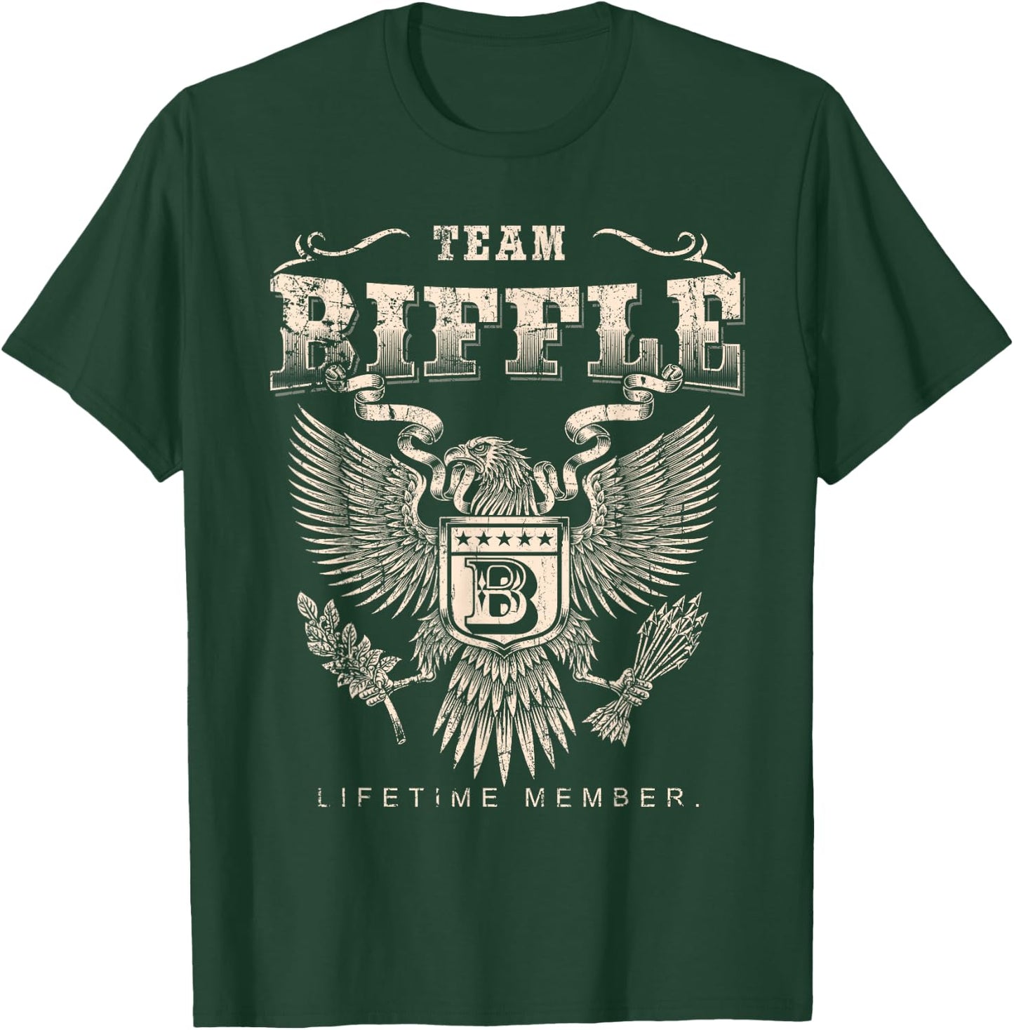Team Biffle Lifetime Member - Biffle Name T-Shirt - T-Shirt | Forest